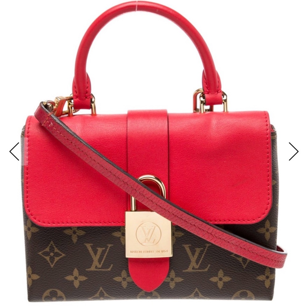 Louis Vuitton Red and Brown Crossbody Bag
